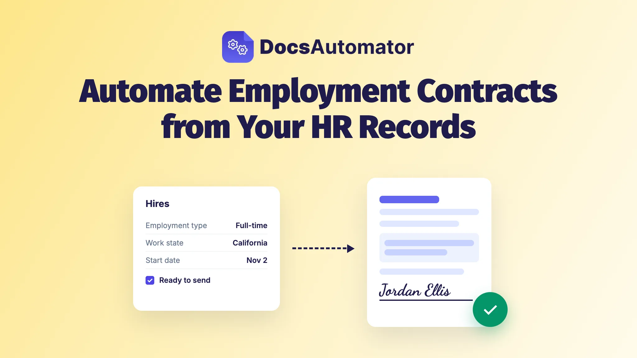 How to Automate Employment Contracts from Your HR Records