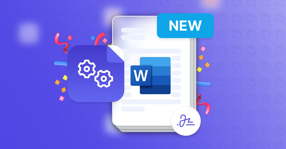 Introducing Microsoft Word (.docx) Templates in DocsAutomator
