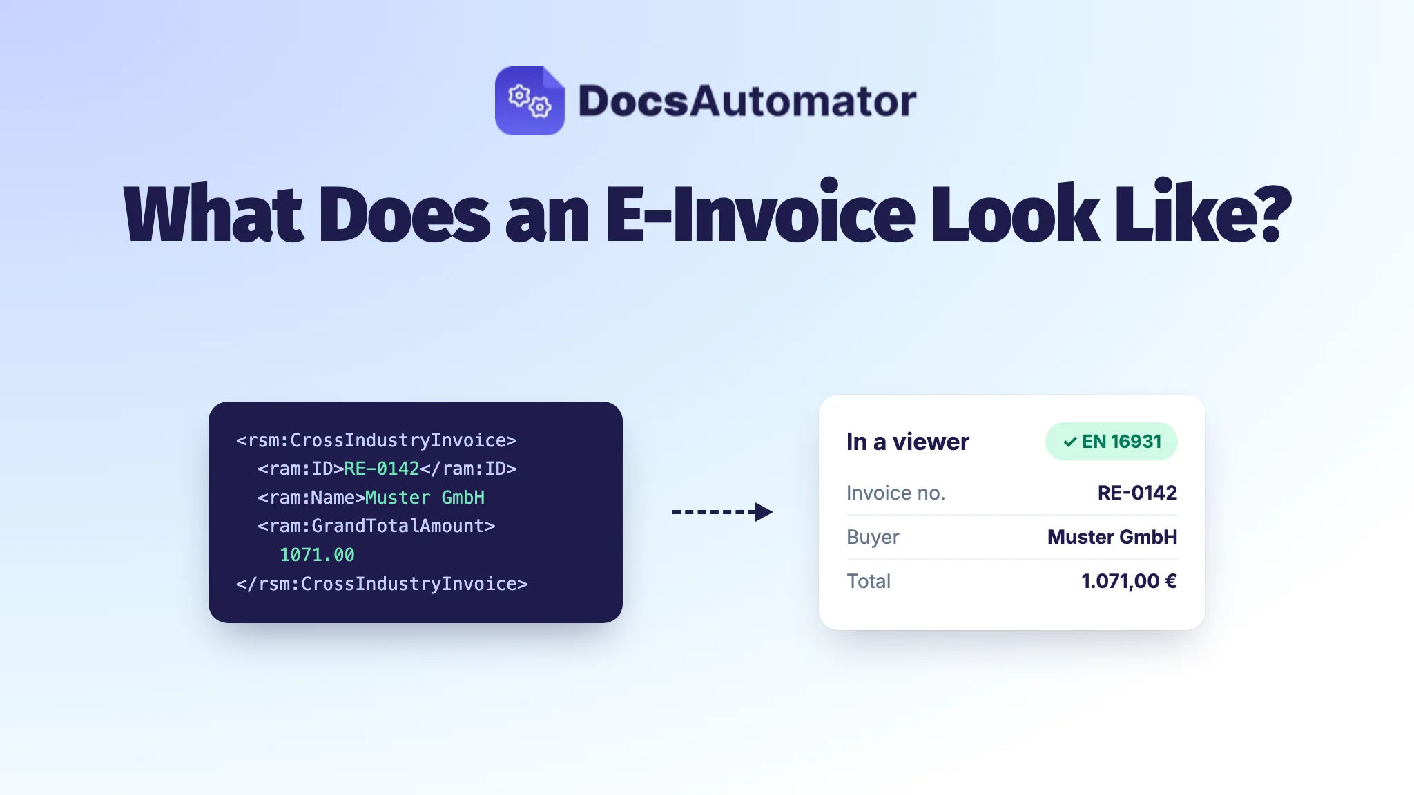 What Does an E-Invoice Look Like? An Example