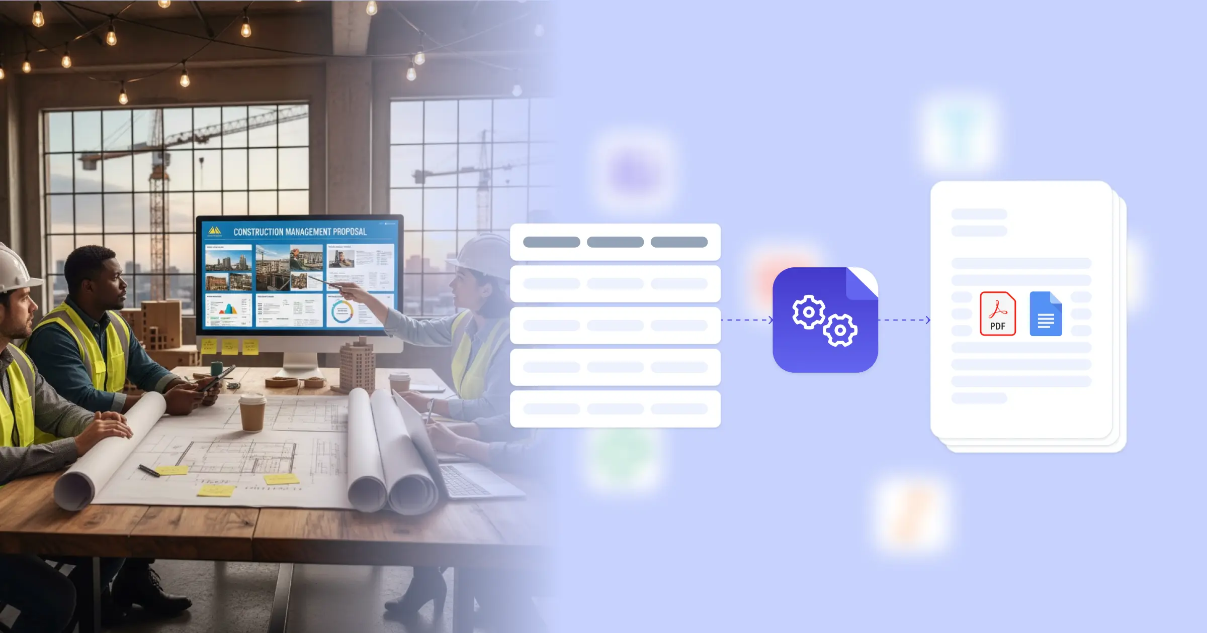 Construction Management Proposal Automation for Bidding Teams