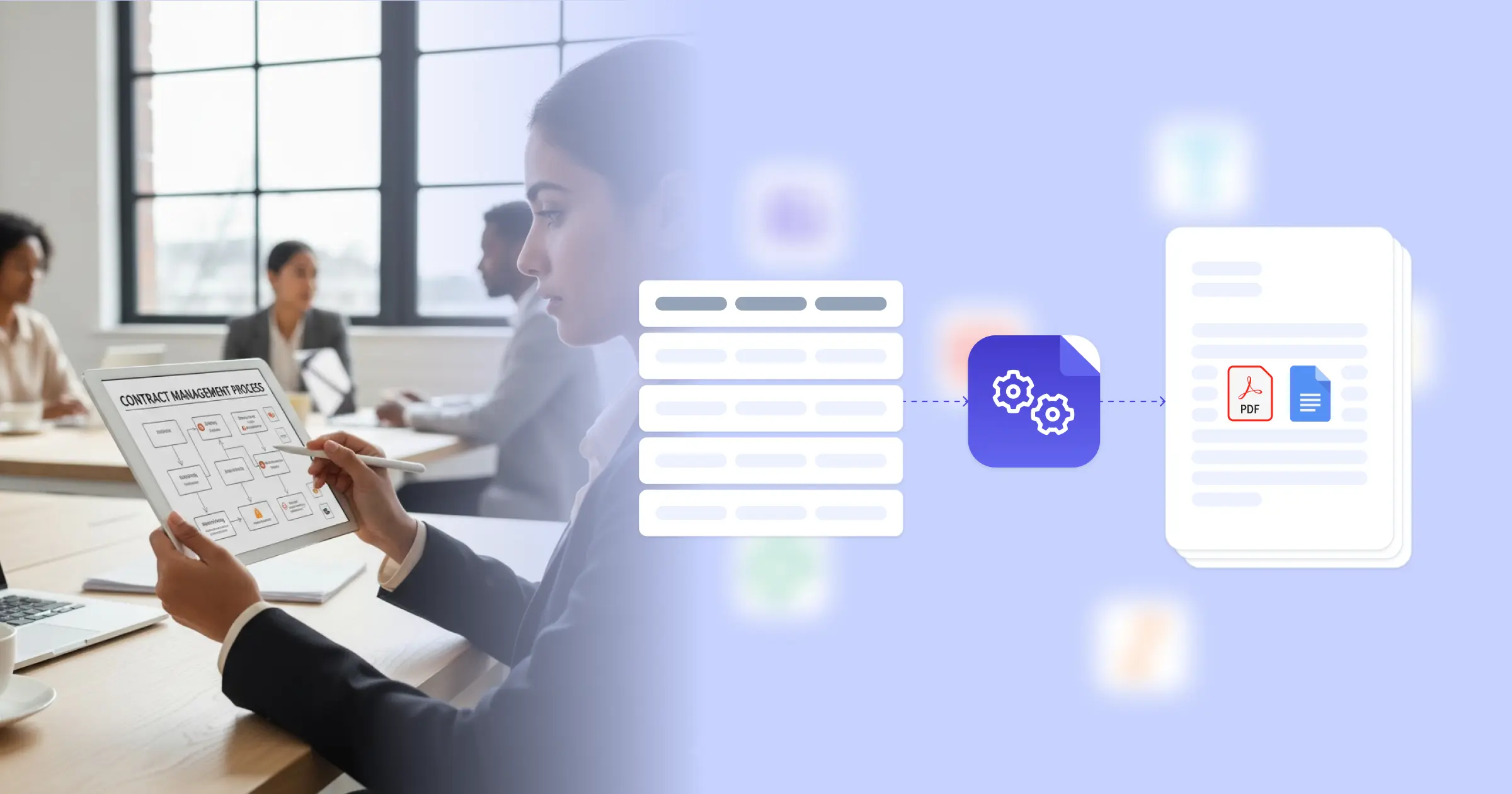 Generate Contract Management Process PDFs Automatically