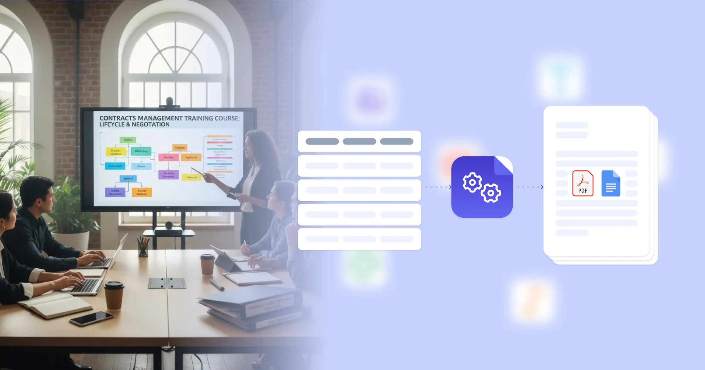 Automate Training Materials for Contracts Management Courses