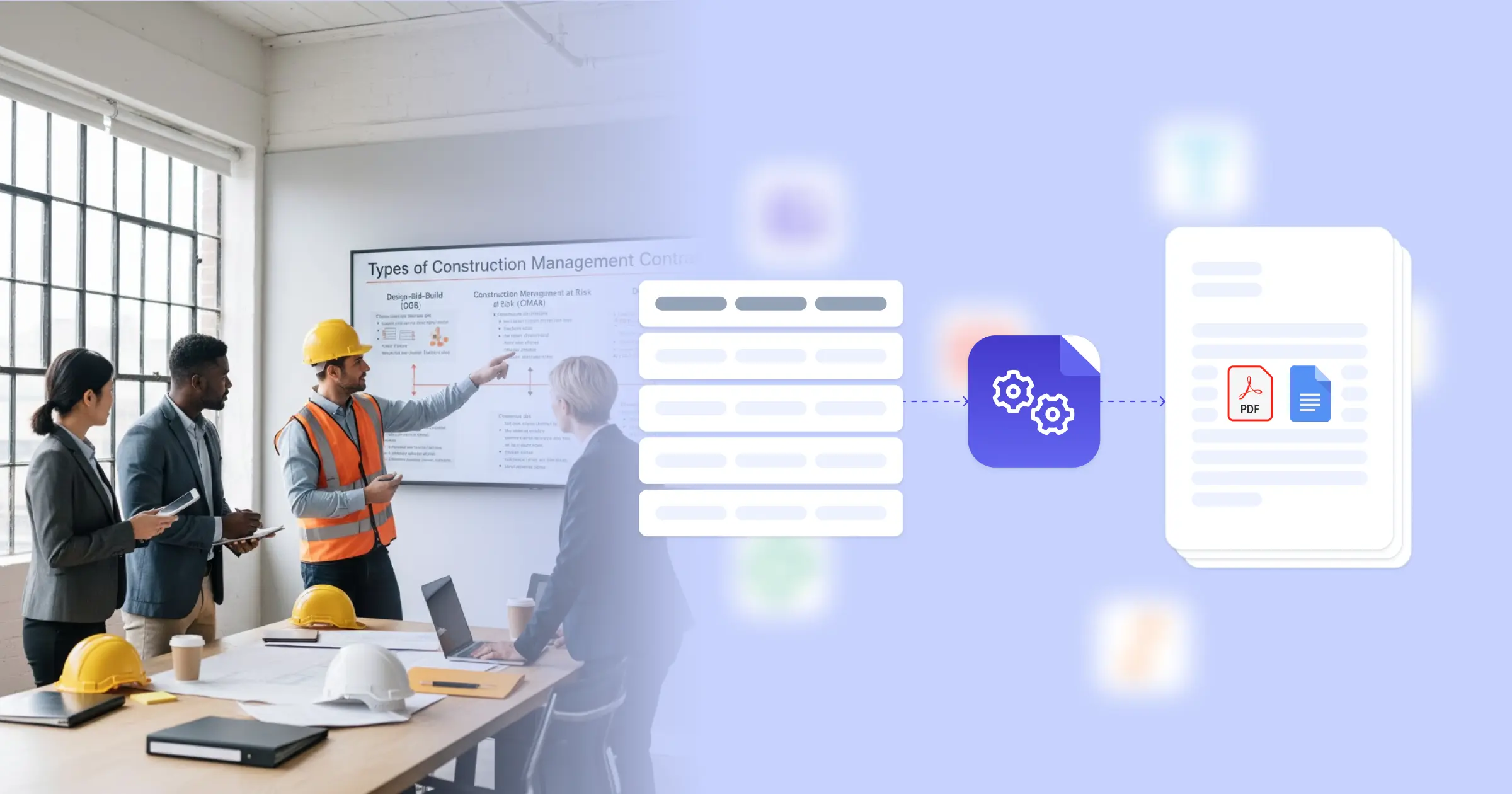 Automate Any Type of Construction Management Contract