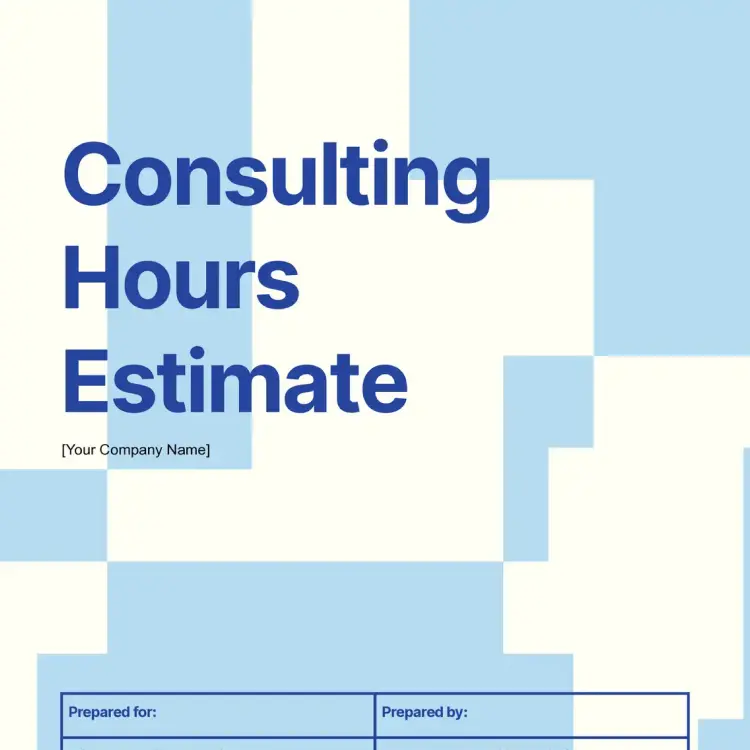 Estimates Document