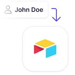 New Airtable record for John Doe