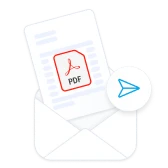 Email with the contract attached